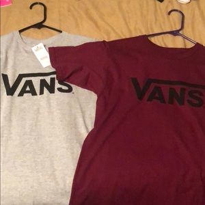 Two vans shirts
